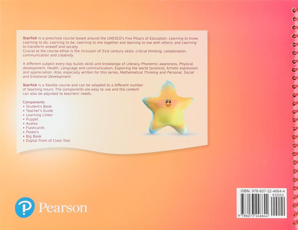 Starfish K3 (Kínder) - Student´s Book - Pearson