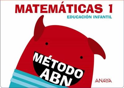 Matemáticas 1 (Pre-Kínder) - Método ABN - Cuaderno  1 y 2 - Educación Infantil - Anaya